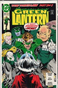 Green Lantern #34 Direct Edition (1992) Green Lantern