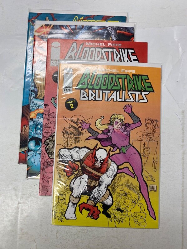 4 IMAGE comic book BloodStrike Assassin #1 3 Brutalists #0 23 54 KM41