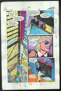 ROBIN #4-1990 PRODUCTION ART-COLOR GUIDE PG 22-TOM KYLE VG