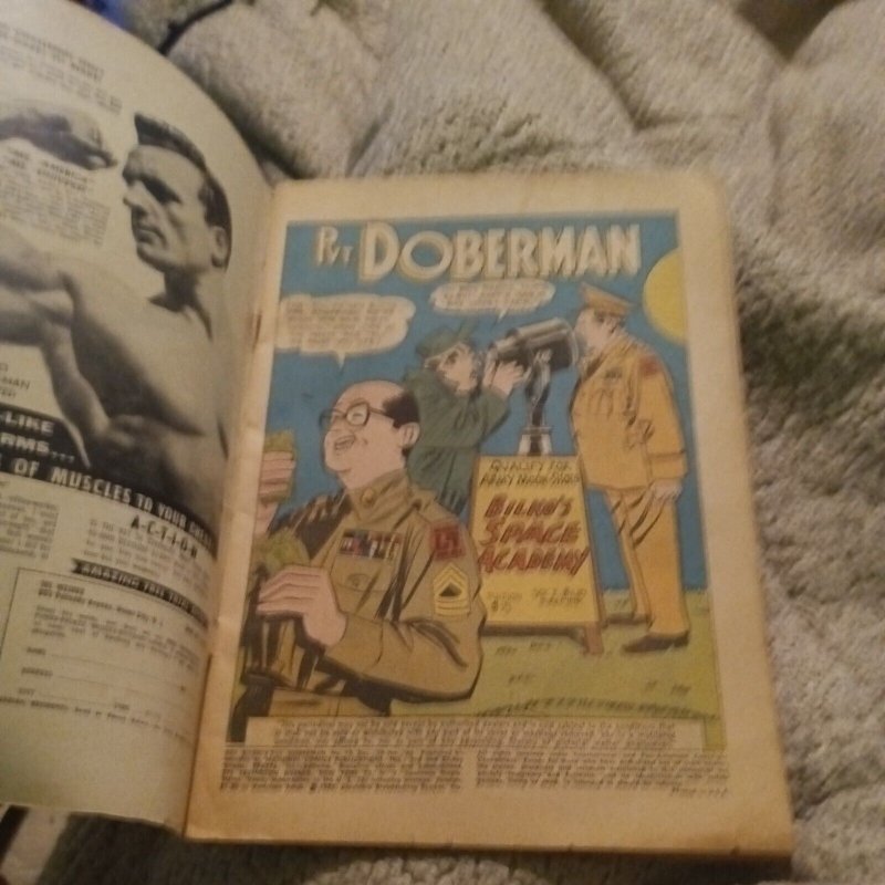 Sgt. Bilko's Pvt. Doberman #10  1959 DC Comic Book silver age TV show comics