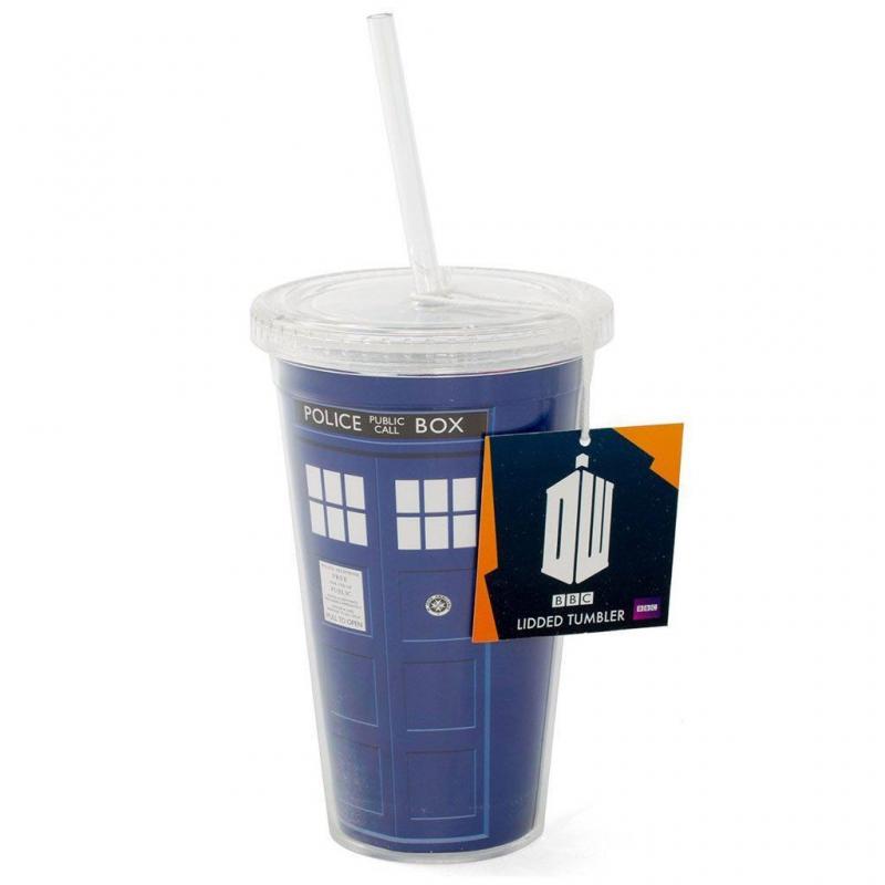 Doctor Who Tardis Lidded Tumbler (Underground Toys)