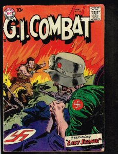 G.I. Combat #63 ~ Last Stand / Rubert Cover ~ 1958 (3.5) WH 