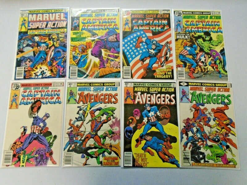 Marvel Super Action Comic Lot From: #1-36 36 Different Average 7.0 (1977-1981)