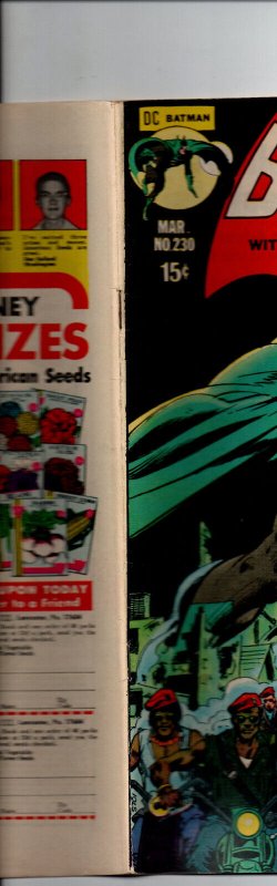 Batman #230 - Neal Adams Cover - 1971 - VF
