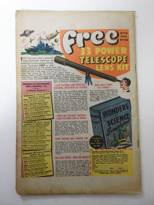 Sparkler Comics #43 (1945) VG Condition centerfold detached bottom staple