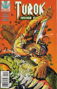 Turok, Dinosaur Hunter #28 VF/NM; Valiant | combined shipping available - detail