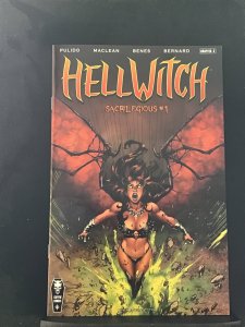 Hellwitch Sacrilegious #1 Black and White Edition