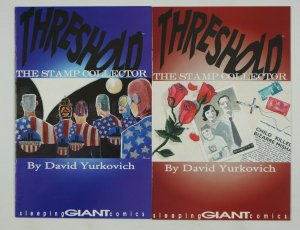 Threshold: the Stamp Collector #1-2 VF/NM complete series - david yurkovich set