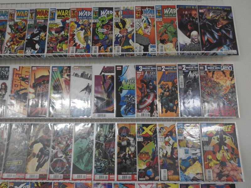 Huge Lot of 130+ Comics W/ Secret Avengers, Warlock, X-Force! Avg.  VF Condition