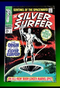 Silver Surfer (1968) #1 Origin Issue 1st Solo Title MCU Phase 5-6 Fantastic Four
