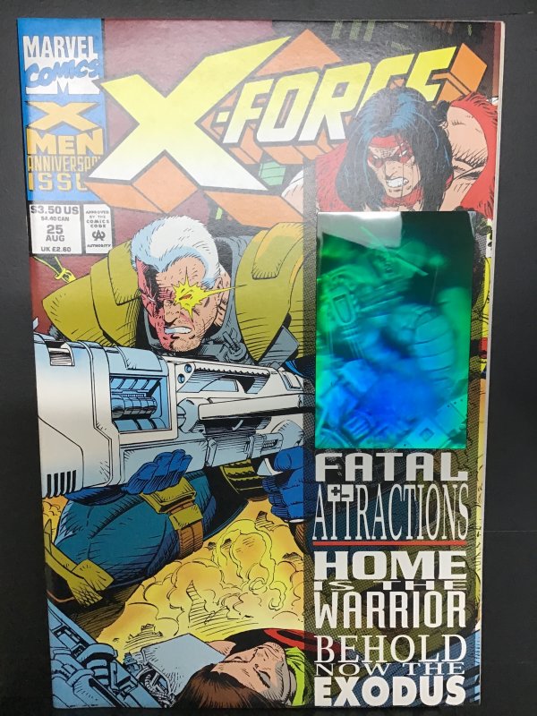 X-Force #25 Newsstand Edition (1993)