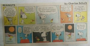(15) Peanuts Sunday Pages by Charles Schulz from 1979 Size: ~7.5 x 14 inches