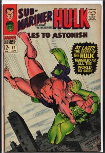 Tales to Astonish #87 (1967) Hulk