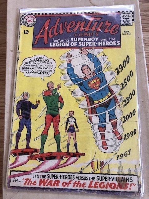 Lot of 9 Comics (See Description) Adventure Comics, Superman, Hawkman, Superboy
