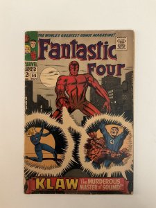 Fantastic Four 56 Gd/vg Good/Very Good 3.0 Marvel