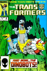 Transformers #8 Marvel Comics 1985 VF 1st Dinobots