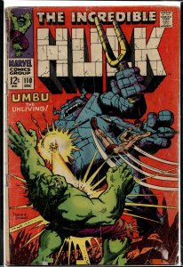 The Incredible Hulk #110 (1968) Hulk