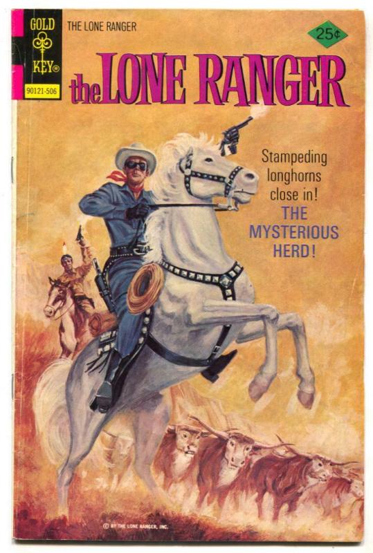 The Lone Ranger #21 1975- Gold Key comic VG/FN