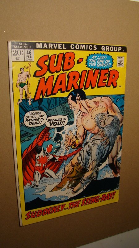 SUB-MARINER 46 *SOLID* VS STING-RAY 1971 MARVEL