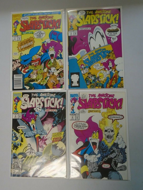 Slapstick set #1-4 8.0 VF (1992 Marvel)