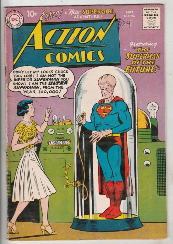 Action Comics #256 (Sep-59) FN/VN Superman