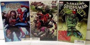 Amazing Spider-Man Lot of 3 #43 B, 44 B, 48 2020 Marvel 9.2 Variant Comic Books