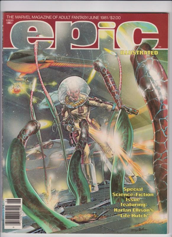 EPIC ILLUSTRATED [ MAGAZINE ] / VOL. #1--#? / JUNE  1981