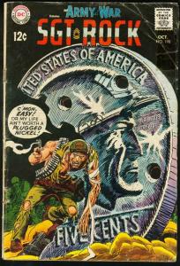 OUR ARMY AT WAR #198-SGT. ROCK-DC-WWII VG