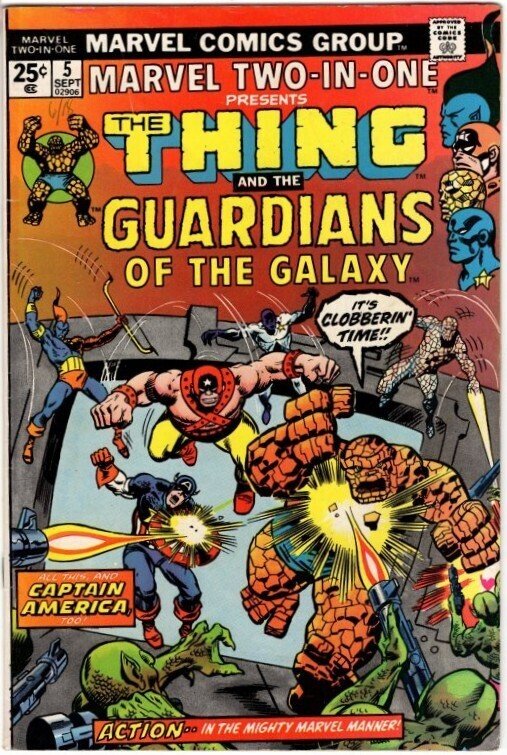 Marvel Two-in-One #5 2nd App Guardians of The Galaxy