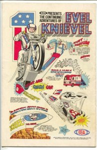 Evel Knievel 1974-Marvel-1st issue-Ideal Toys promo comic-motorcycle cover-VF-