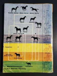 Dell Giant A Treasury of Horses #1 (1955) G Dell Comics Horse breeds & history|