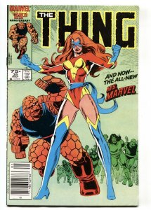 THE THING #35 Newsstand variant 1986 1st appearance new Ms. Marvel