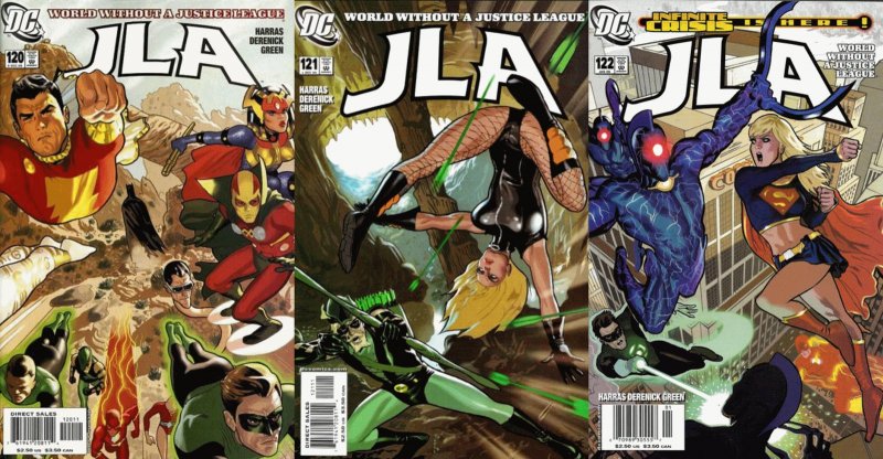 JLA #120-122 (1997-2006) DC Comics - 3 Comics