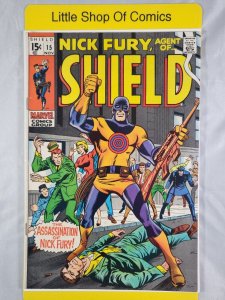 Nick Fury Agent of Shield #15 1969 Marvel Comics 1st Appearance of Bull's Eye
