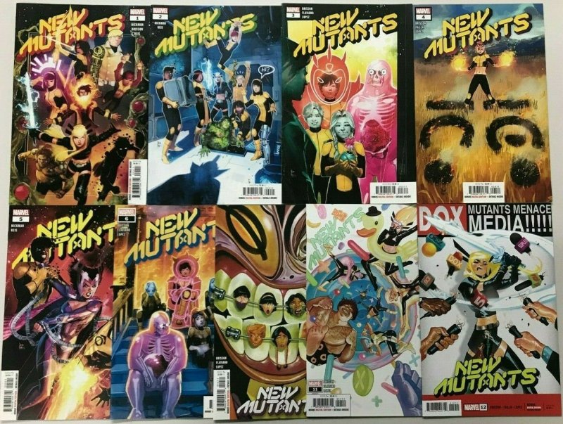 NEW MUTANTS#1-12  VF/NM LOT (9 BOOKS) 2019 MARVEL COMICS