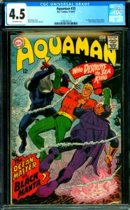 Aquaman #35 CGC Graded 4.5 1st Black Mantra, Ocean Master App.