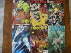 6 IDW VERTIGO Comic: TRANSFORMERS OPTIMUS PRIME ROM STAR TREK ASTRO CITY