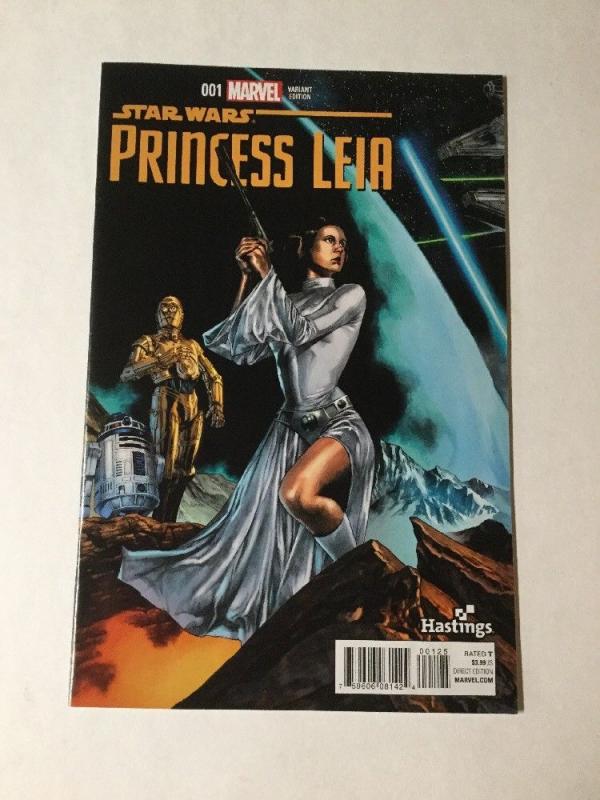 Princess Leia 1 Hastings Variant Nm Near Mint Star Wars