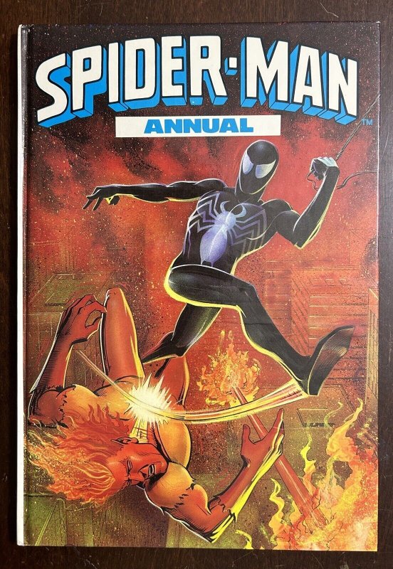 Spider-Man Annual HC 1986 Marvel UK Black Costume/Symbiote