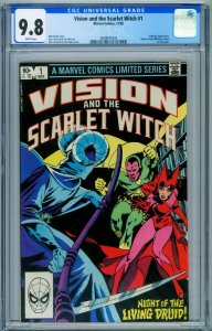 Vision and the Scarlet Witch #1 CGC 9.8-1982-comic book- 3839047020
