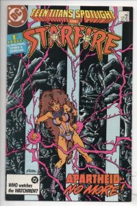 TEEN TITANS SPOTLIGHT #1, VF/NM, Perez, Starfire, DC 1986  more DC in store