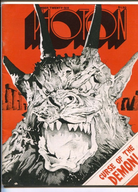 Photon  #26 1975-horror film fanzine-Forrest J Ackerman-Phantom of Paradise-VF