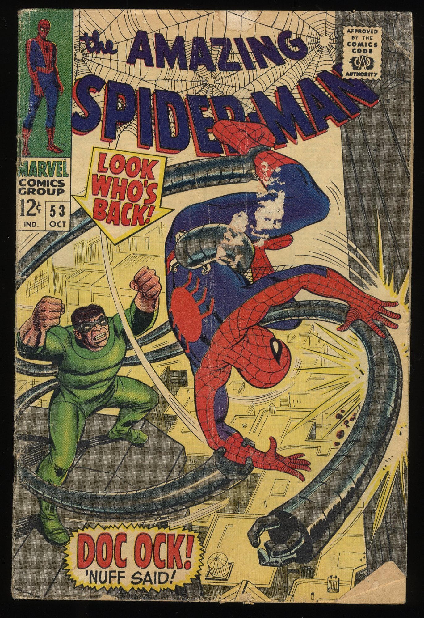 Amazing Spider-Man #53 GD/VG  Doctor Octopus Appearance! Key Issue! |  Comic Books - Silver Age, Marvel, Spider-Man, Superhero / HipComic