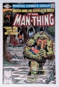 Man-Thing (2nd Series) #9 (March 1981, Marvel) 6.0 FN