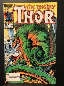 Thor #341 (1984) VF- 7.5 Clark Kent appearance