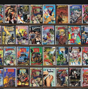 Huge Lot 150+ Comics with The Uncanny X-Men, Badger & More!