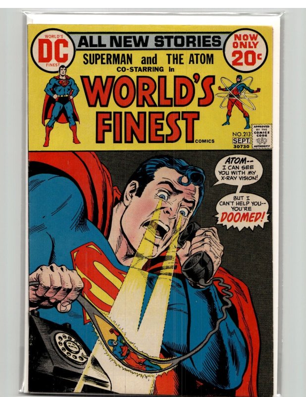 World's Finest Comics #213 (1972) The Atom