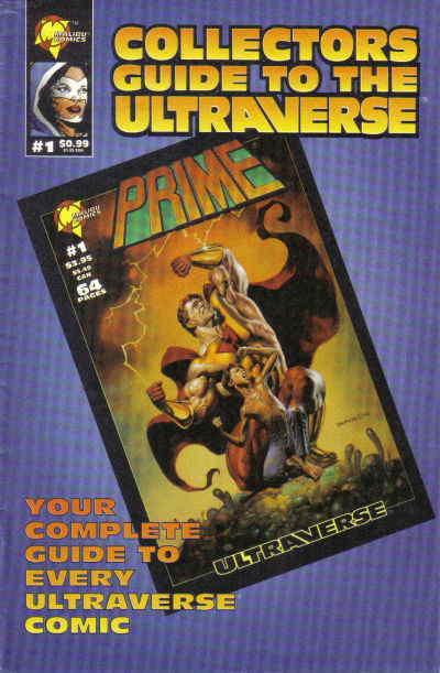 Collectors Guide to the Ultraverse #1 FN Malibu - save on shipping - details ins