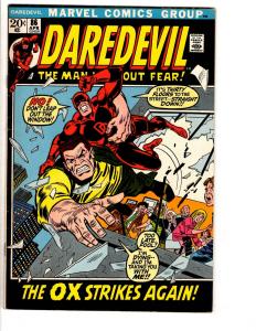 Daredevil # 86 FN/VF Marvel Comic Book The OX Stilt-Man Owl Jester Kingpin JL17