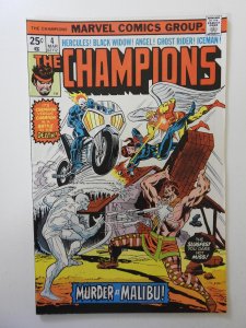 The Champions #4 (1976) FN Condition! MVS intact!